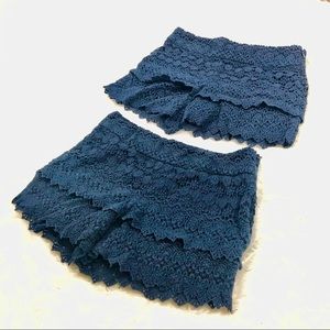 Loft Shorts! Navy Blue Riviera Style - Two Pairs